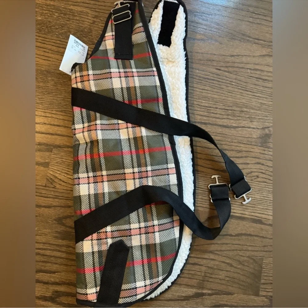 New with tags dog jacket.  XL 18”